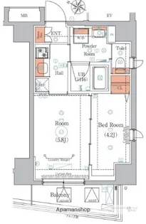 東京都板橋区清水町【マンション】の間取り