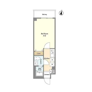 ドゥーエ成増【104号室】の間取り