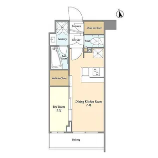 LA DOUCEUR志茂【4階】の間取り