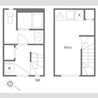 モダンアパートメント文京音羽【1階】の間取り
