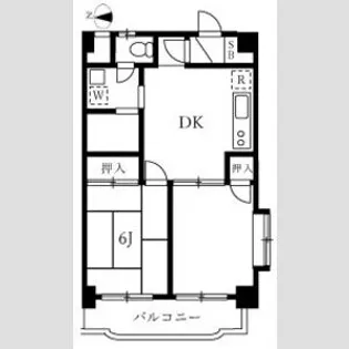 榎本ハイデンス【3階】の間取り