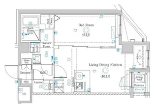 ラフィスタ赤羽【4階】の間取り