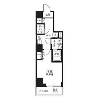 ベルシード東十条ツインズビー【6階】の間取り