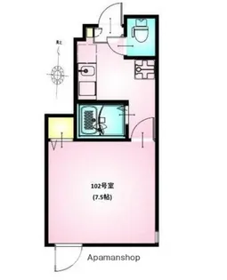 VILLEST志茂【1階】の間取り