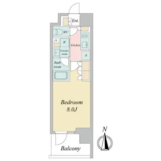 ドゥーエ三ノ輪Ⅱ【3階】の間取り