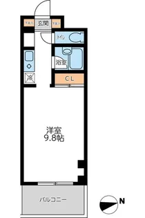 スワースモア【0205号室】の間取り