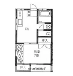 ランドフォレスト板橋泉町【1階】の間取り