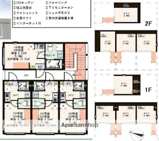 東京都北区東十条5丁目【アパート】の間取り