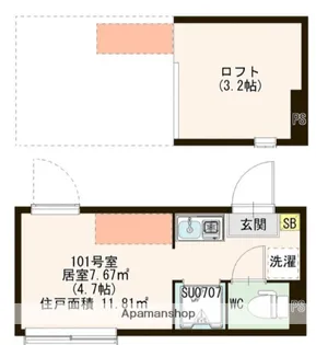 ハーモニーテラス赤羽志茂Ⅱ【1階】の間取り