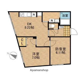 RASICLAS−CAPITAL−3【3階】の間取り