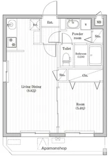 アーバンパーク六町【2階】の間取り