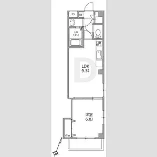 ブランノワール【3階】の間取り