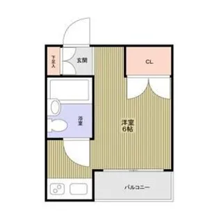 ニューハトリコーポIII【2階】の間取り