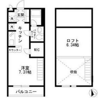 GRANDーPERE【2階】の間取り
