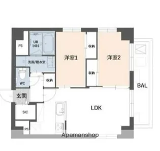 SIDEPLACE JUJO【7階】の間取り