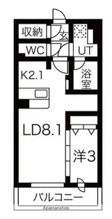 テラス上石神井ウエスト【3階】の間取り