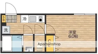 クエスト上石神井【3階】の間取り
