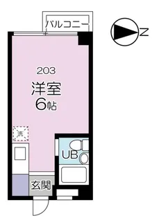 滝野川ハイツ【2階】の間取り