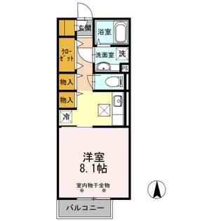 エクセルハイム Ⅱ【1階】の間取り