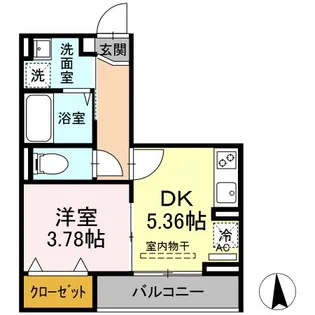 グリシーヌ【3階】の間取り