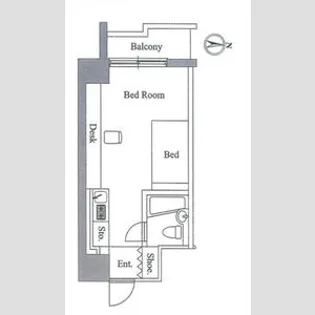 アレックス日乃本【6階】の間取り