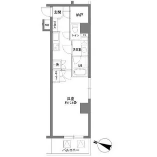 カスタリア大塚Ⅱ【4階】の間取り
