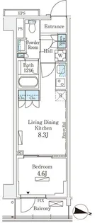 ロイヤルパークス赤羽サウス【1階】の間取り