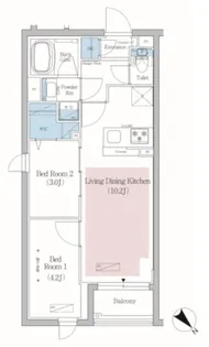 アーバネックス文京小石川【4階】の間取り