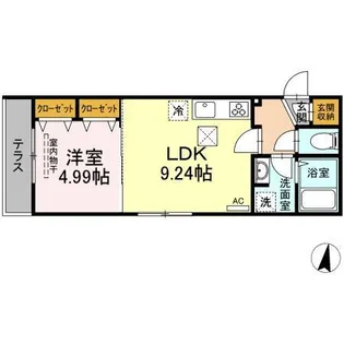 アナシエ徳丸【2階】の間取り