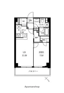 ザ・ケンジントン・レジデンスときわ台【4階】の間取り