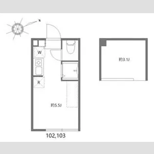 カーサソラーナ【1階】の間取り