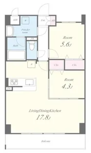 LIER A LAVENIR【7階】の間取り