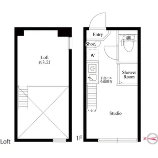 スフレS【1階】の間取り