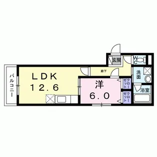 ヴィレッジ キール【4階】の間取り