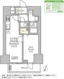 コートレジデンス南大塚【11階】の間取り