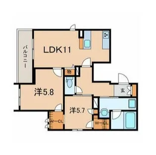 シャーメゾン南大塚【2階】の間取り