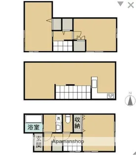 東京都板橋区舟渡2丁目【一戸建】の間取り