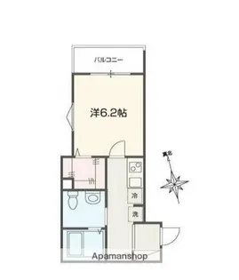 MELDIA西ヶ原【2階】の間取り