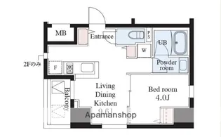 Dear WAN Court 王子飛鳥山【2階】の間取り