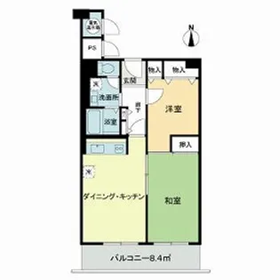 赤羽神谷サンハイツ【3階】の間取り