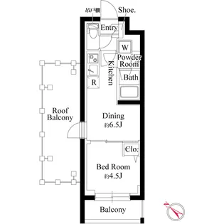 (仮称)プラチナスクエア赤羽【4階】の間取り