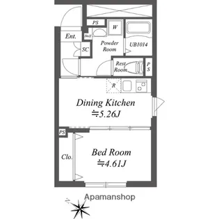SOLASIA RESIDENCE南大塚【5階】の間取り