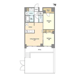 URBANLINK護国寺【1階】の間取り