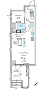 デュオフラッツ板橋大山【1階】の間取り