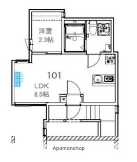 アンベリール北赤羽【1階】の間取り