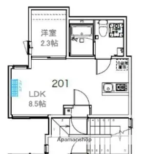 アンベリール北赤羽【2階】の間取り