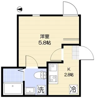 ラ・フォート梅島【1階】の間取り