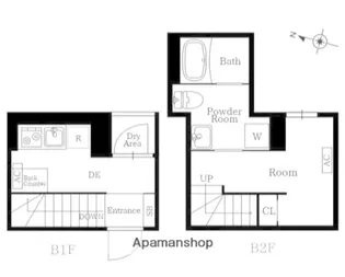 プレニーズ護国寺PREMIER【-1階】の間取り