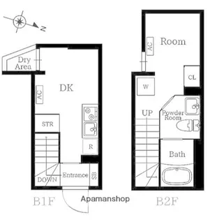 プレニーズ護国寺PREMIER【-1階】の間取り