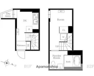 プレニーズ護国寺PREMIER【-1階】の間取り